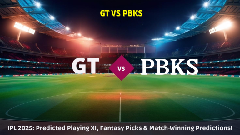 GT vs PBKS IPL 2025